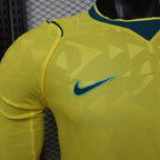 Brazil World Cup 2026 Home Long Sleeve Jersey Player Version