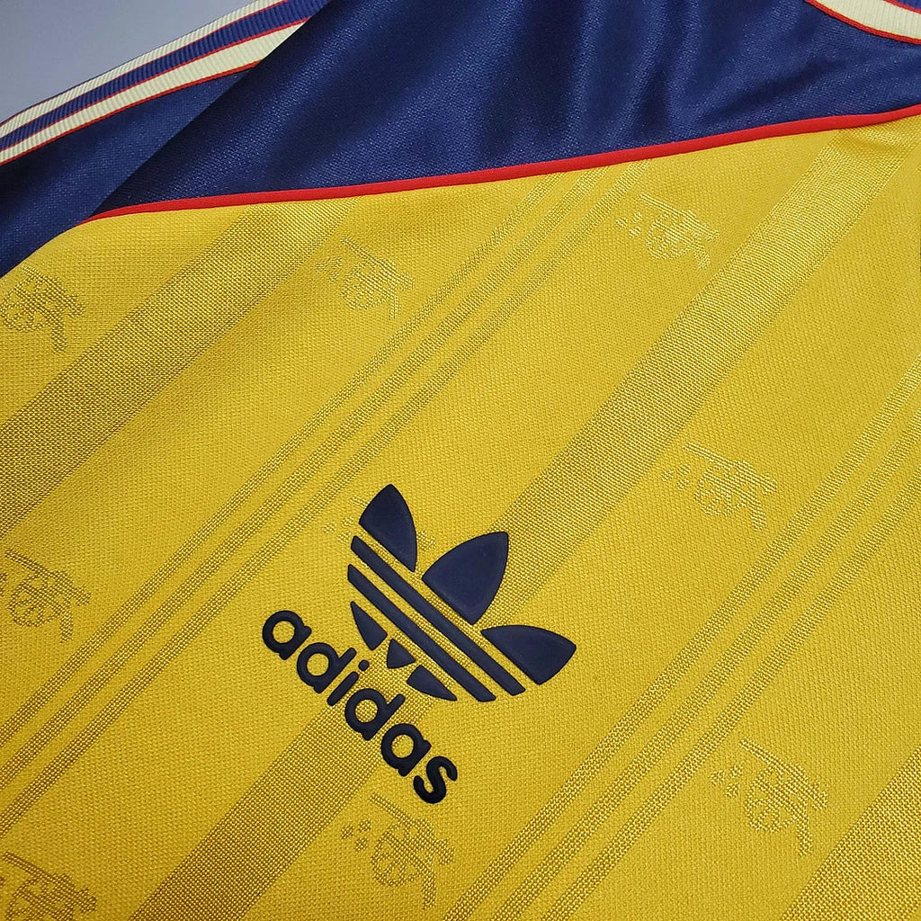 Arsenal 1988/89 Retro Yellow Jersey