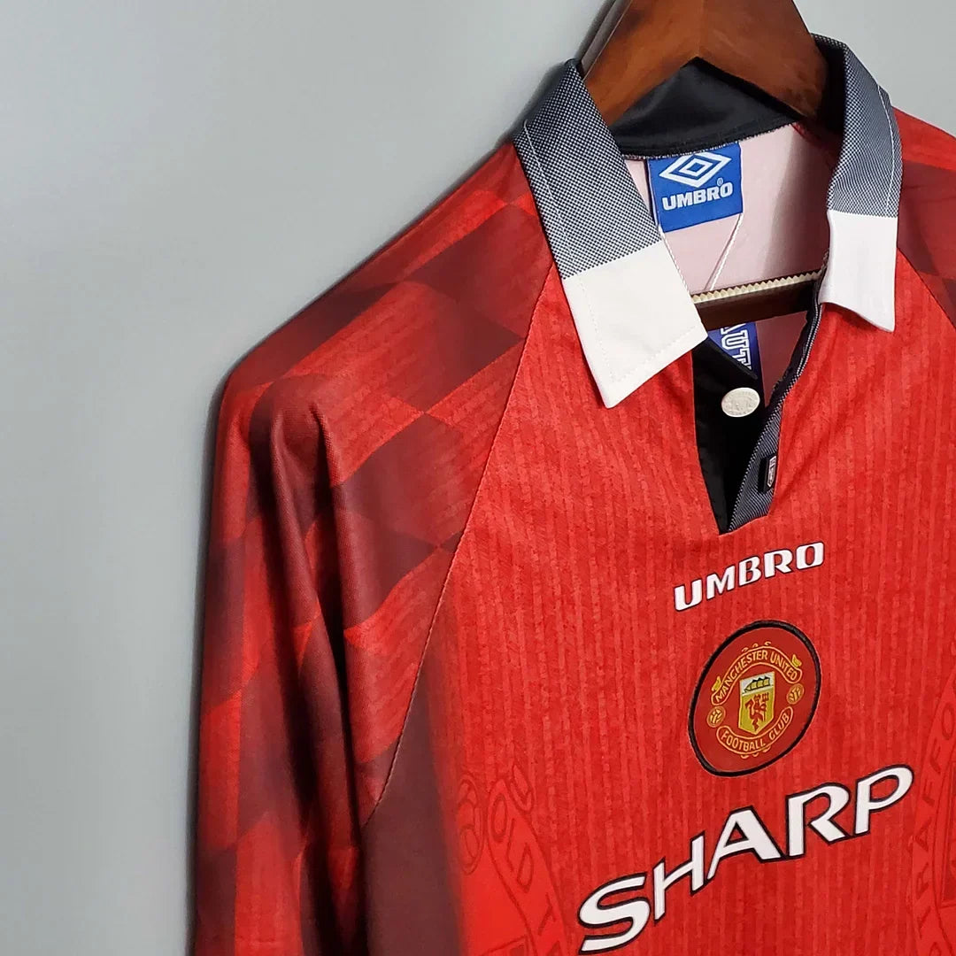 Manchester United 1996/98 Retro Home Long Sleeve Jersey