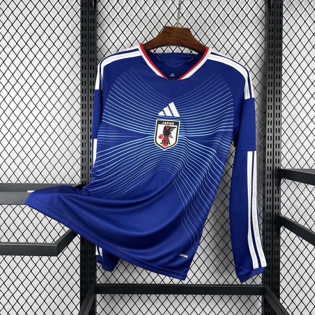 Japan World Cup 2026 Home Long Sleeve Jersey Fan Version