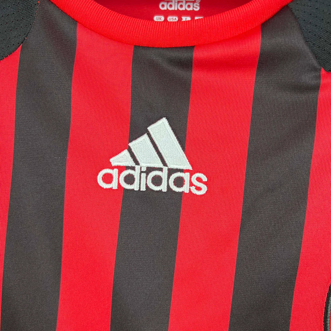 AC Milan 2009/10 Retro Red & Black Jersey