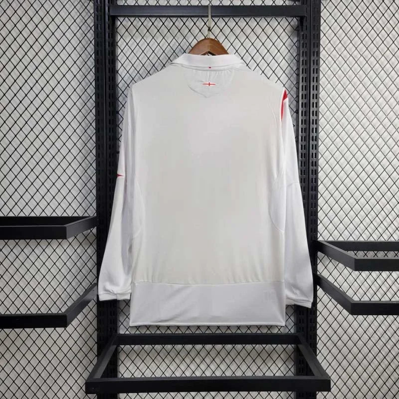 England 2006 Retro Home Long Sleeve Jersey