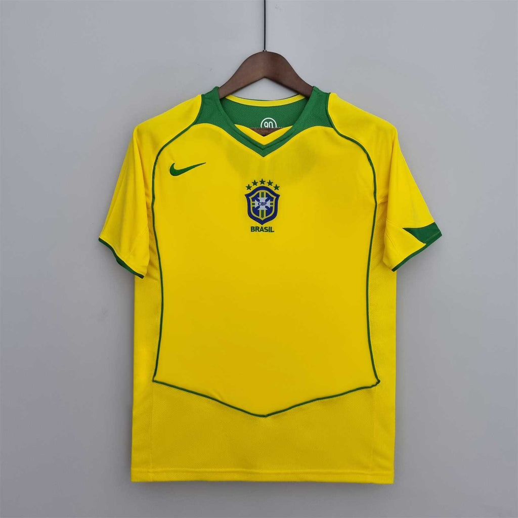 Brazil 2004 Retro Home Jersey