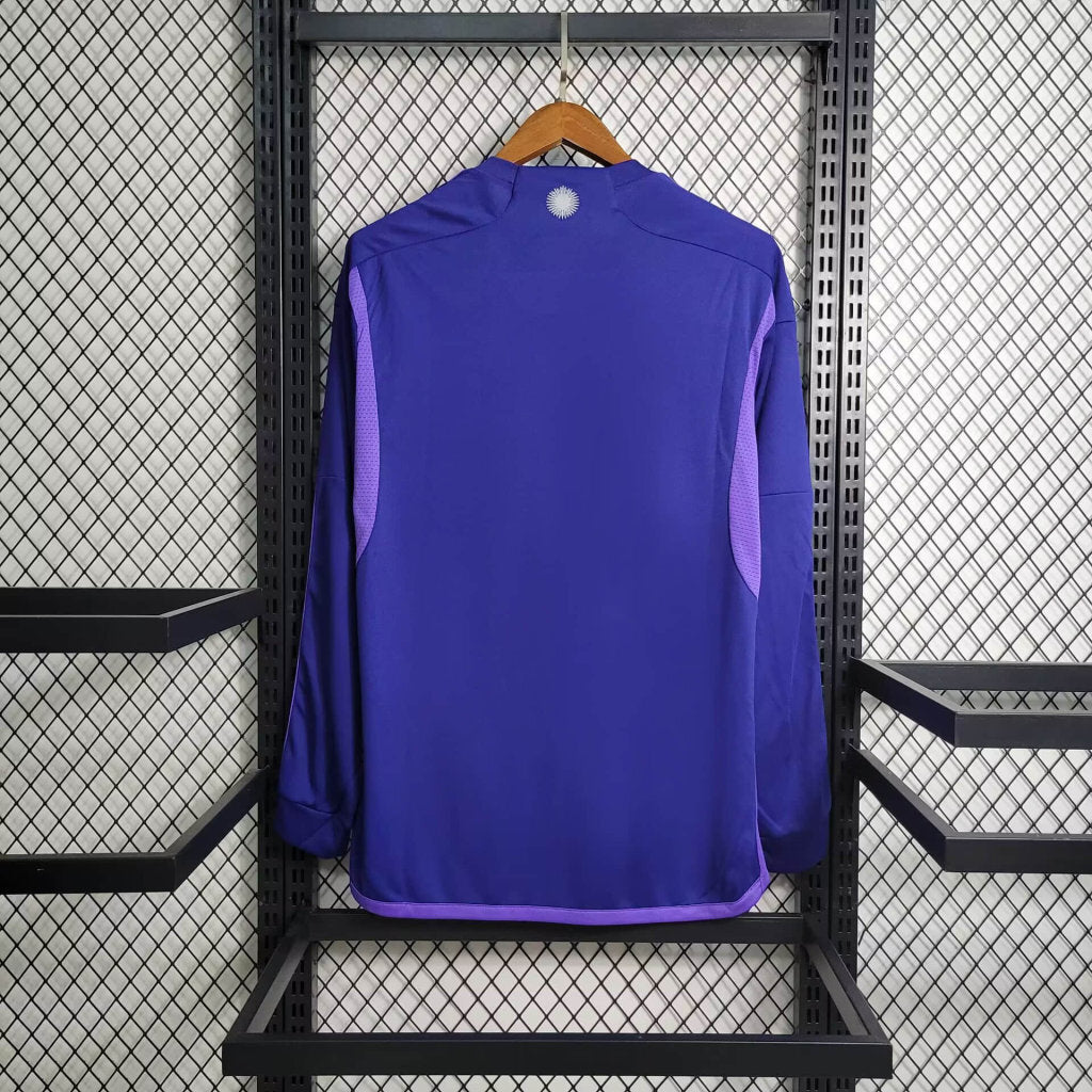 Argentina 2022 Retro Away Long Sleeve Jersey
