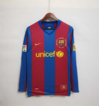Barcelona 2007/08 Retro Home Long Sleeve Jersey