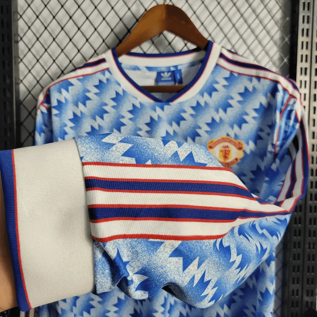 Manchester United 1990/92 Retro Away Long Sleeve Jersey