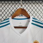 Real Madrid 2017/18 Retro Home Long Sleeve Jersey