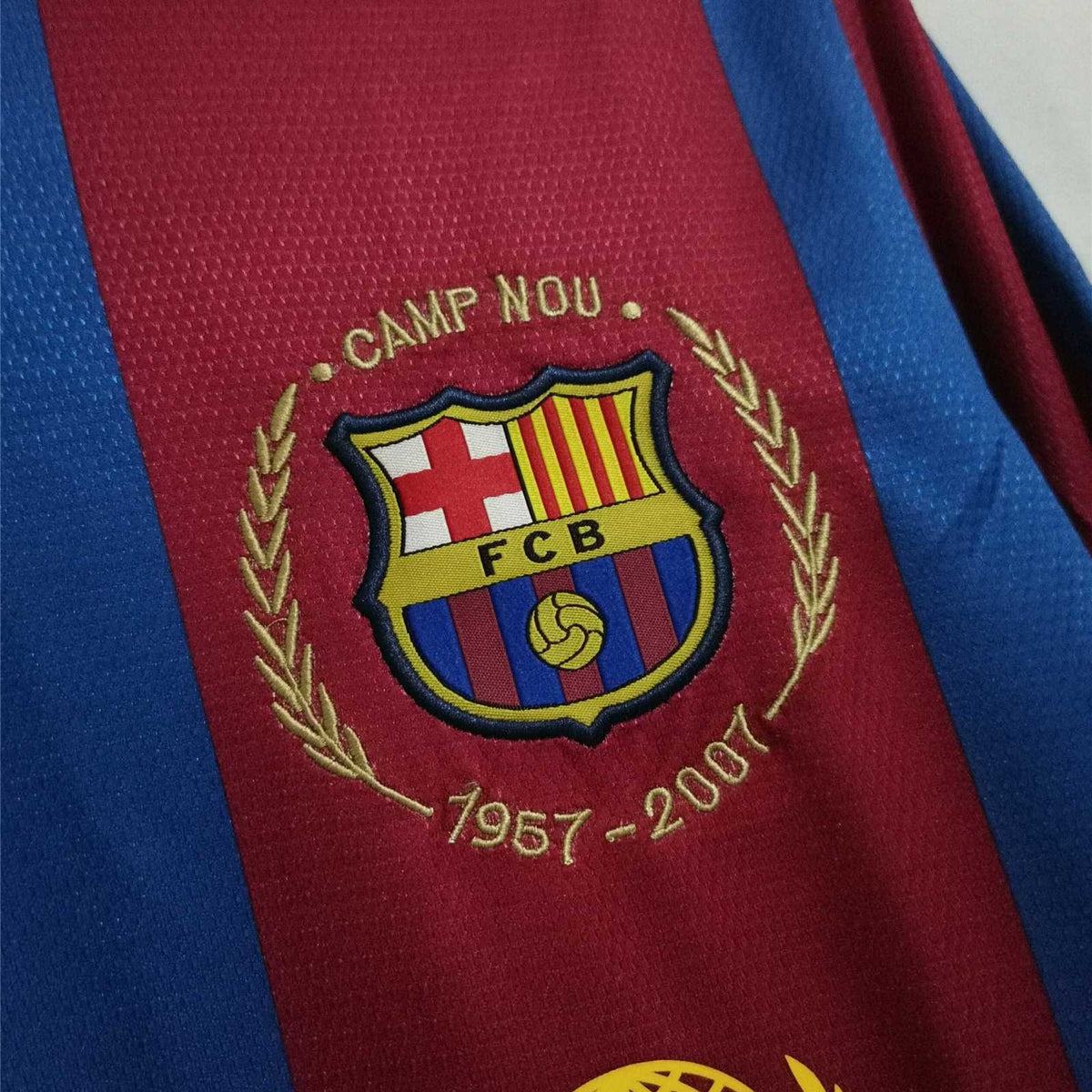 Barcelona 2007/08 Retro Home Long Sleeve Jersey
