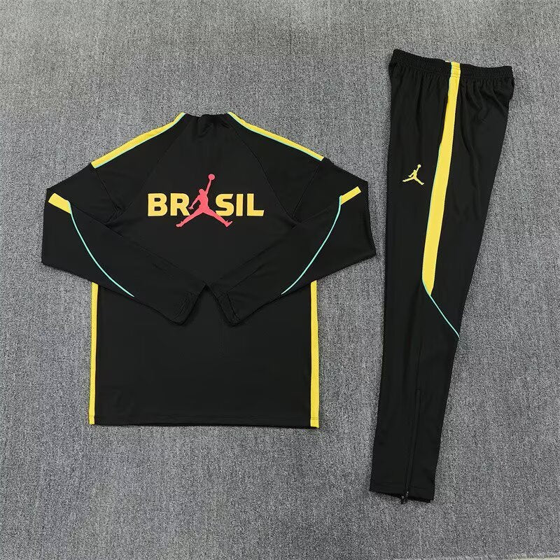 Brazil Black & Yellow Tracksuit 2026/27