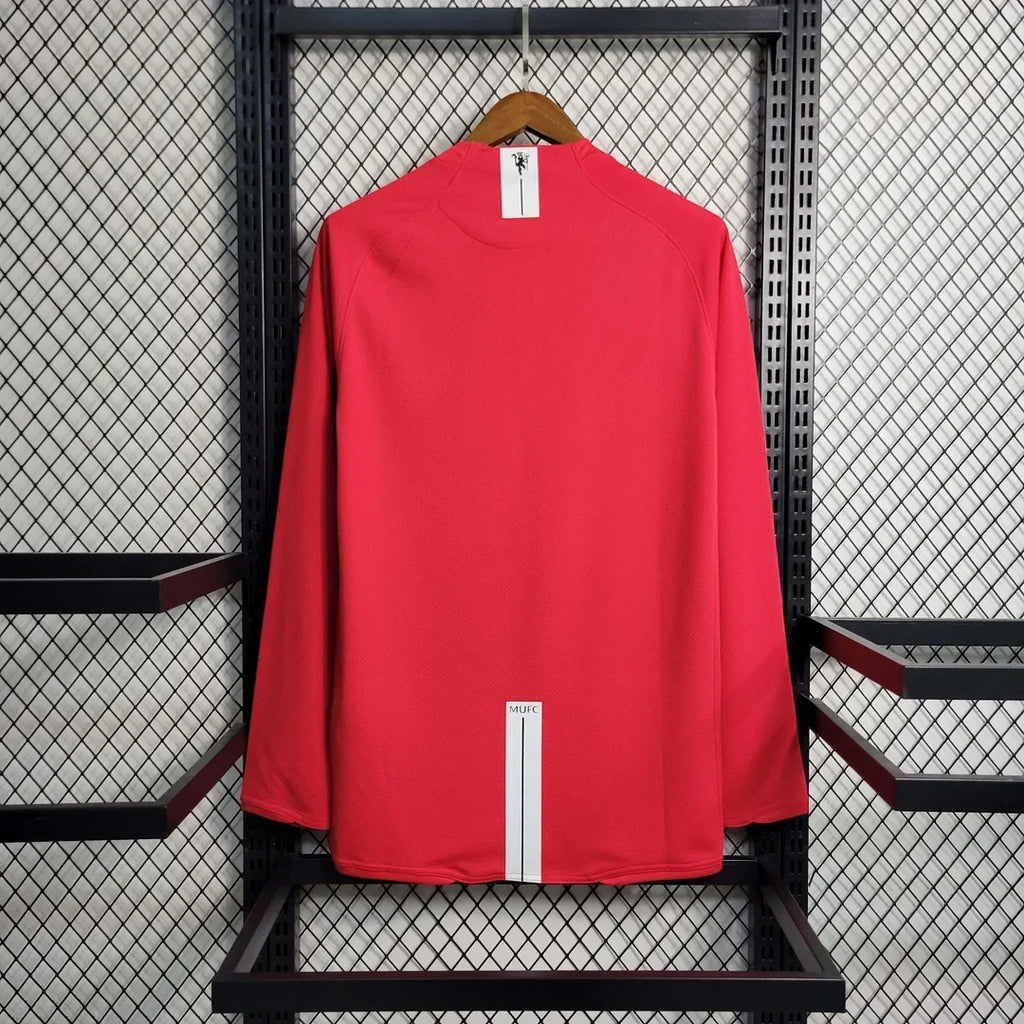 Manchester United 2007/08 Retro Home Long Sleeve Jersey