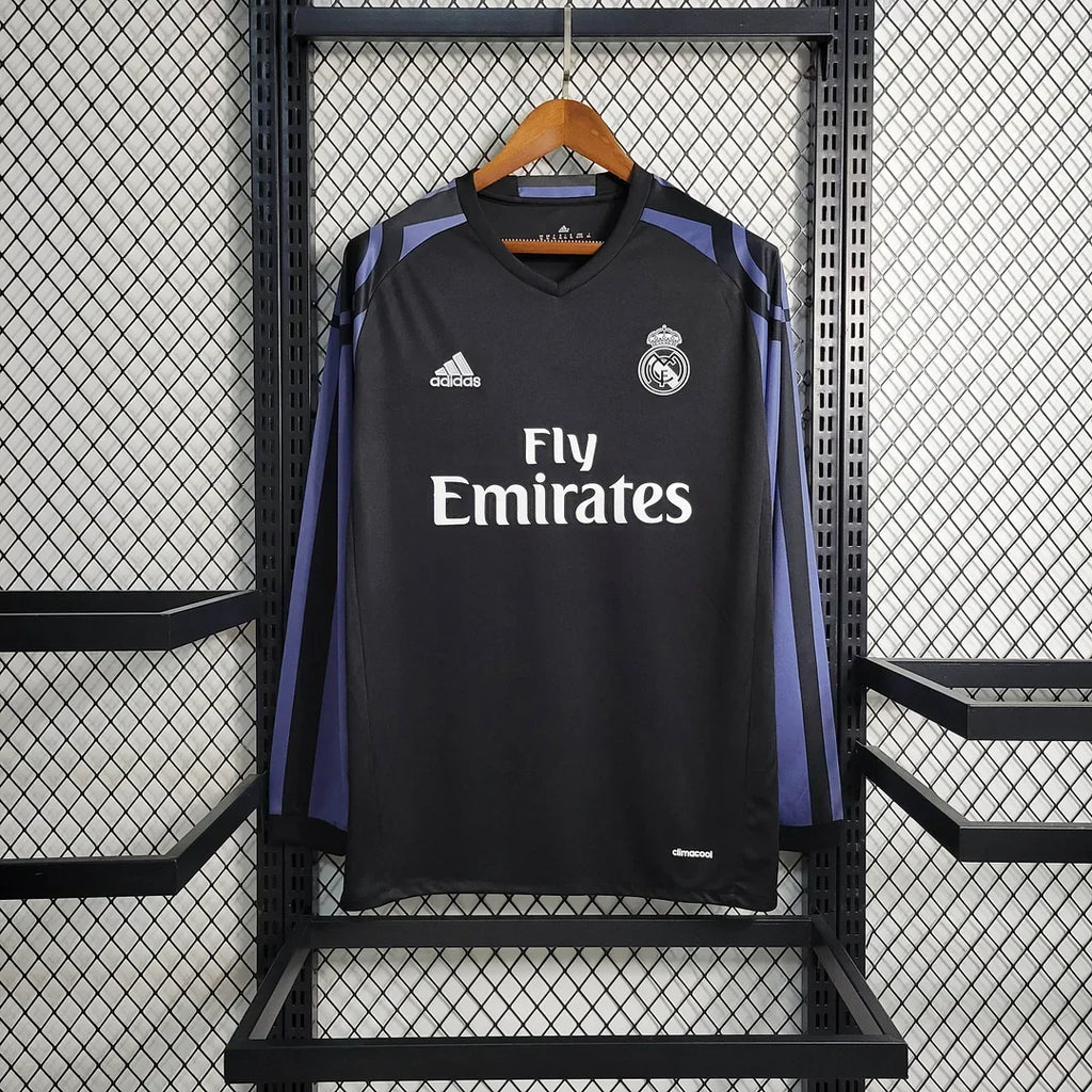 Real Madrid 2015/16 Retro Third Long Sleeve Jersey