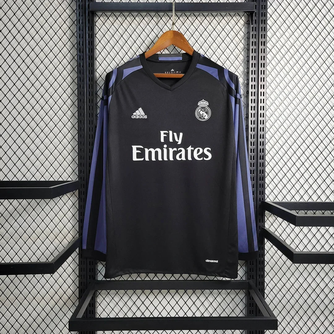 Real Madrid 2015/16 Retro Third Long Sleeve Jersey
