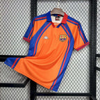 Barcelona 1997/98 Retro Orange Away Jersey