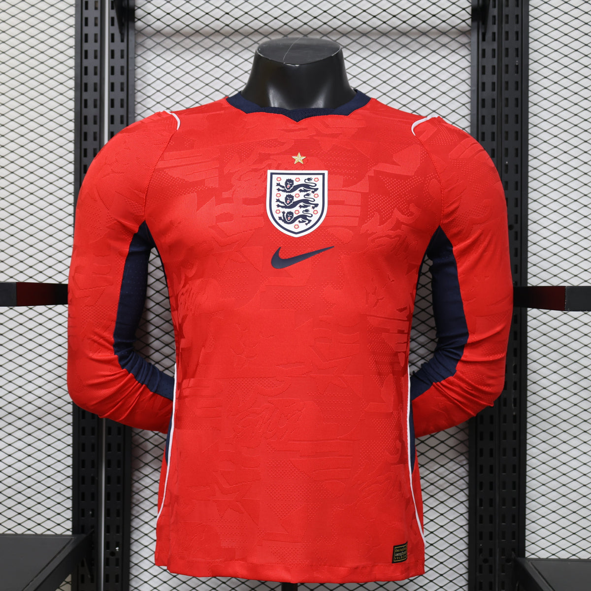 England World Cup 2026 Away Long Sleeve Jersey Player Version