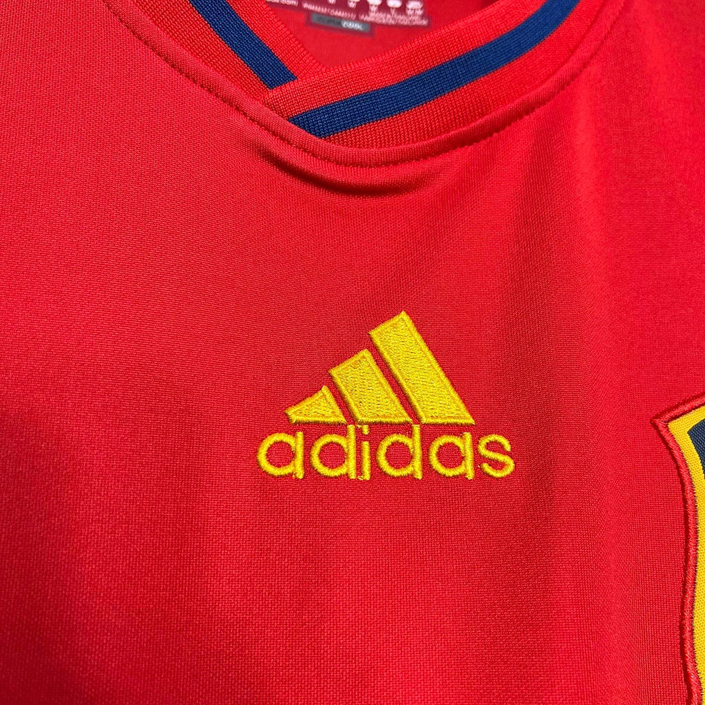 Spain 2010 Retro Home Jersey