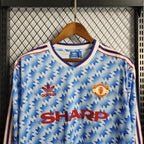 Manchester United 1990/92 Retro Away Long Sleeve Jersey
