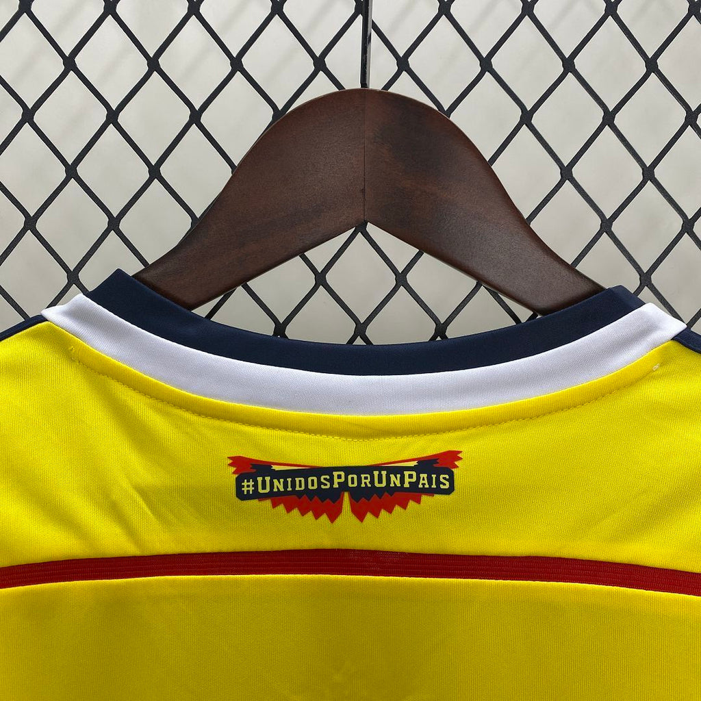 Colombia 2014 Retro Home Jersey