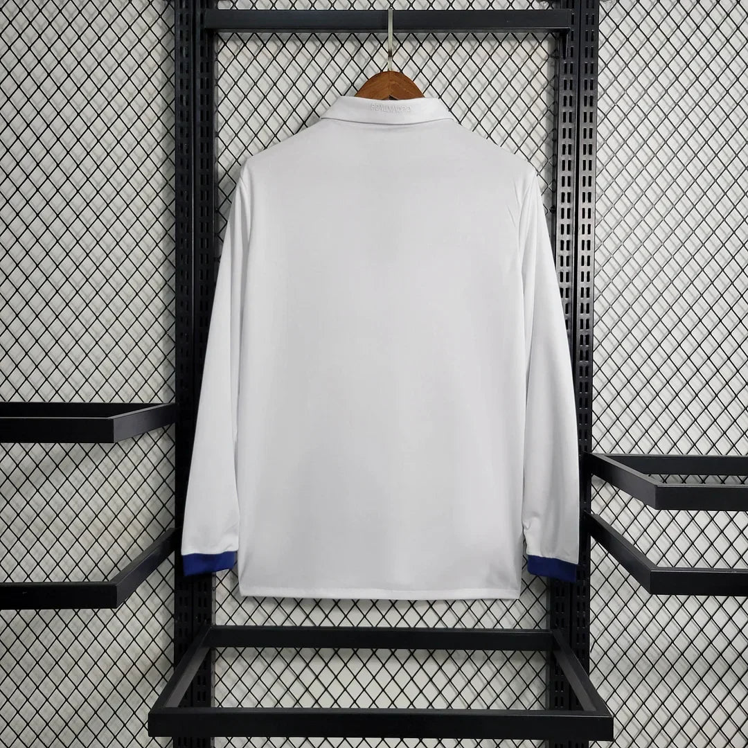 Real Madrid 2016/17 Retro Home Long Sleeve Jersey