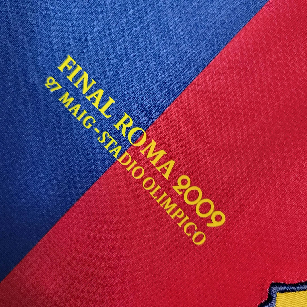 Barcelona 2008/09 Retro Champions League Final Home Jersey
