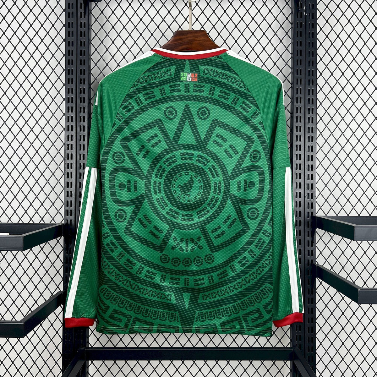 Mexico World Cup 2026 Home Long Sleeve Jersey Fan Version