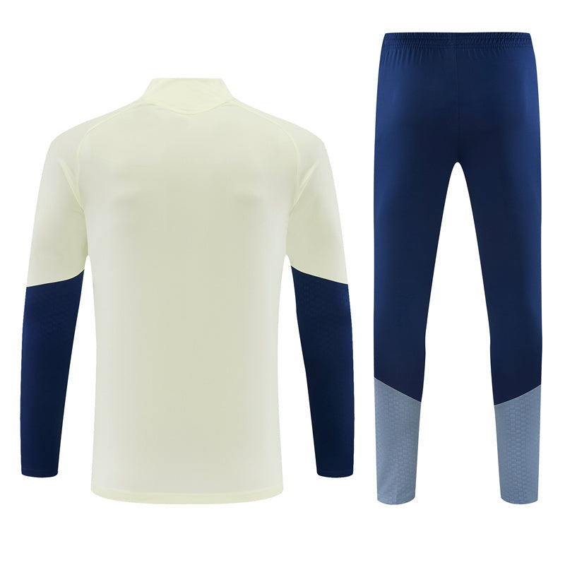 Bayern Munich Beige & Blue Tracksuit 2026/27
