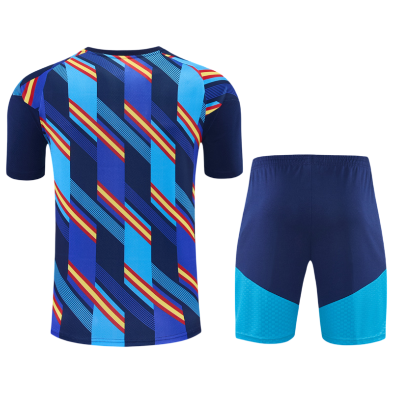 Spain 2026/27 Blue Pattern Set