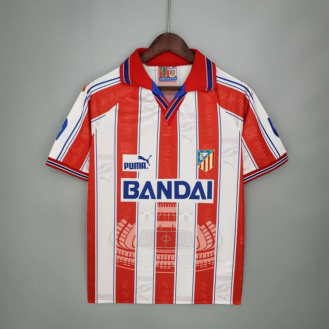 Atletico Madrid 1996/97 Retro Home Jersey