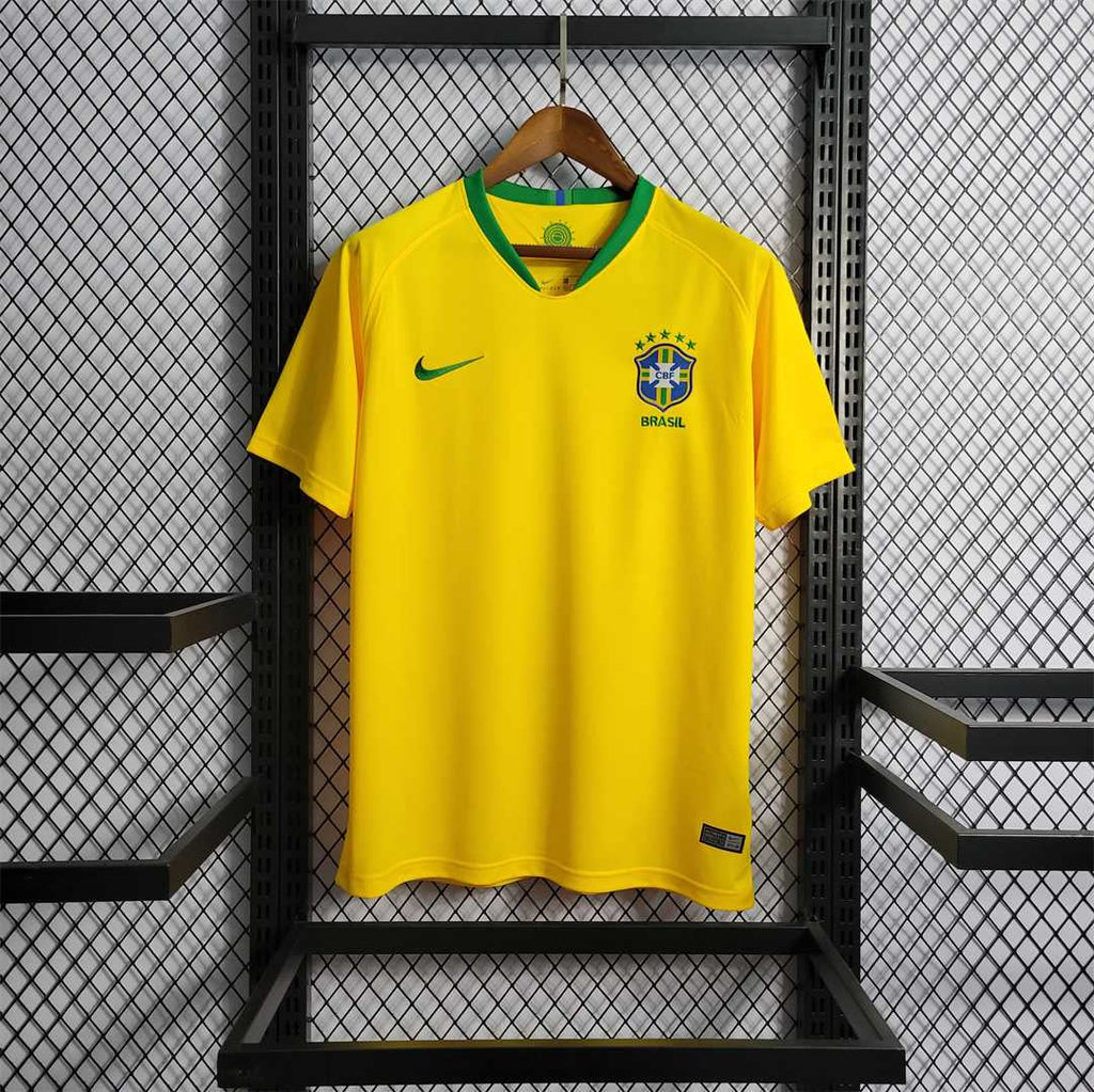 Brazil 2018 Retro Home Jersey