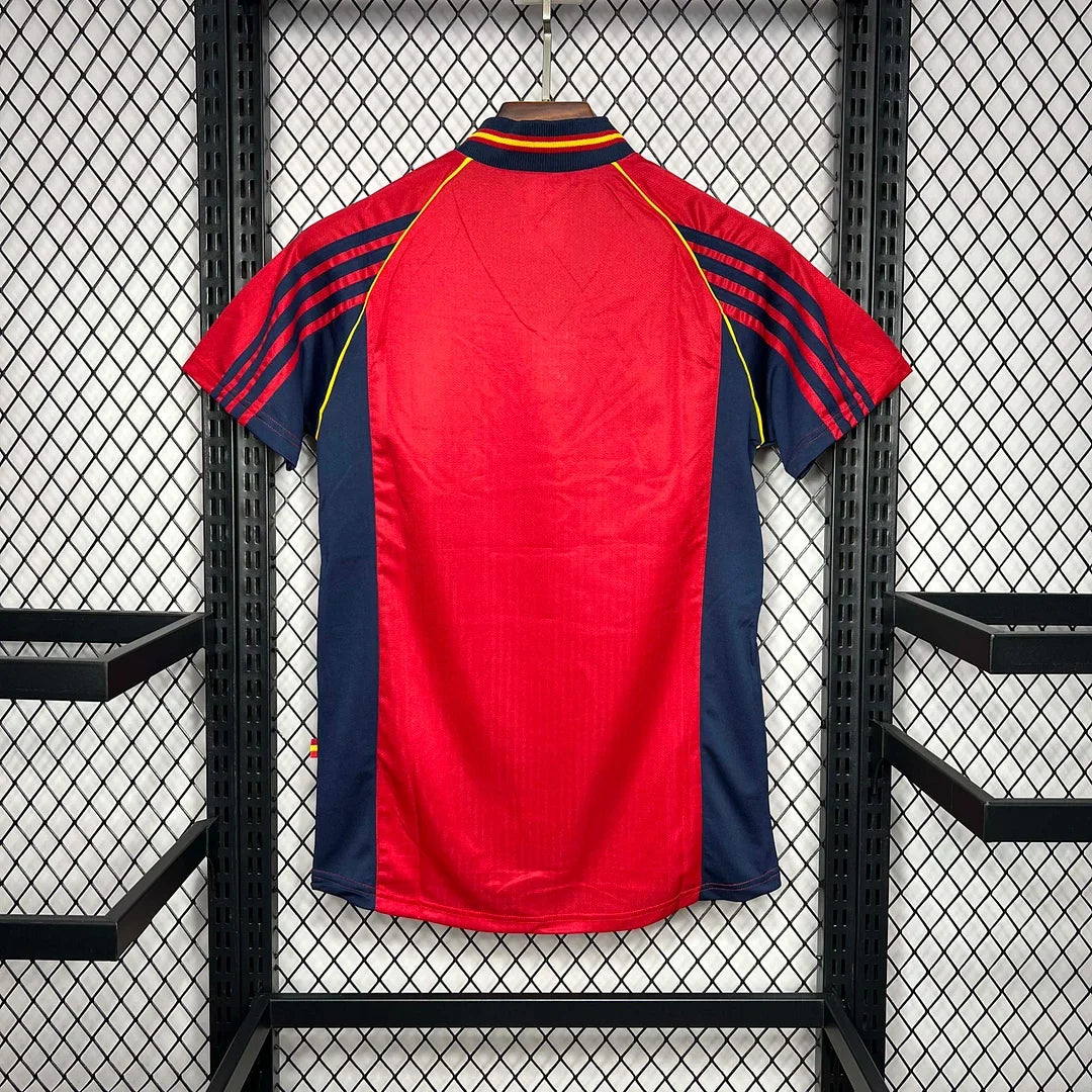 Spain 1998 Retro Home Jersey