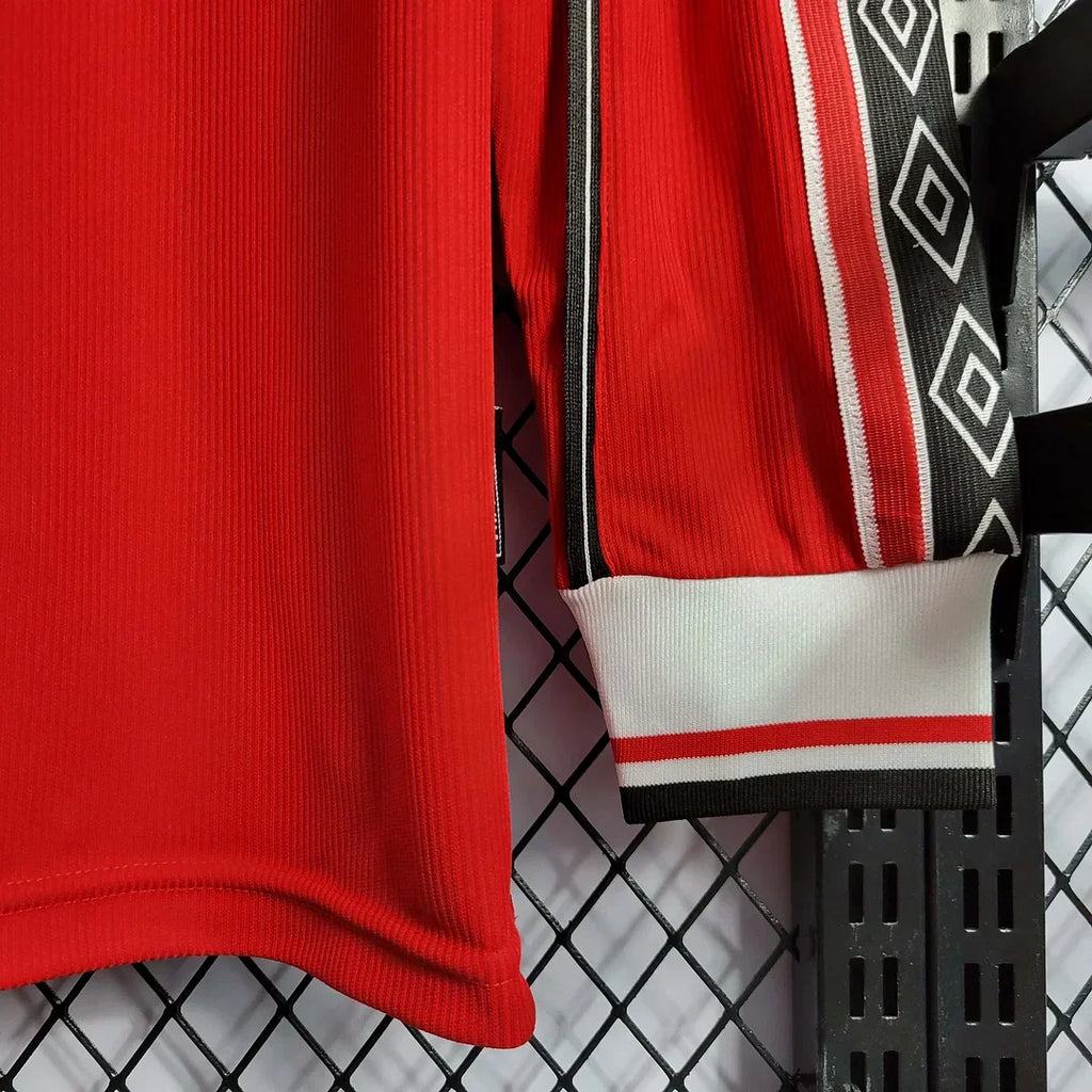 Manchester United 1998/99 Retro Home Long Sleeve Jersey