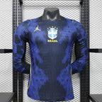 Brazil World Cup 2026 Away Long Sleeve Jersey Player Version