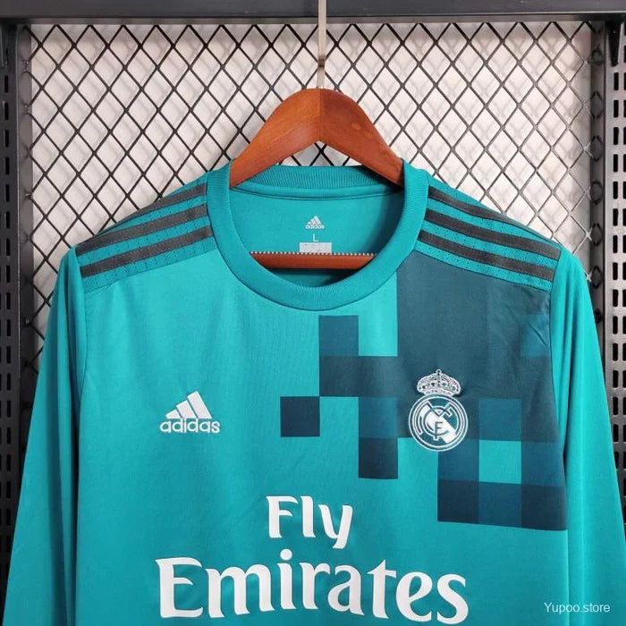 Real Madrid 2017/18 Retro Third Long Sleeve Jersey