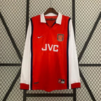 Arsenal 1998/99 Retro Home Long Sleeve Jersey