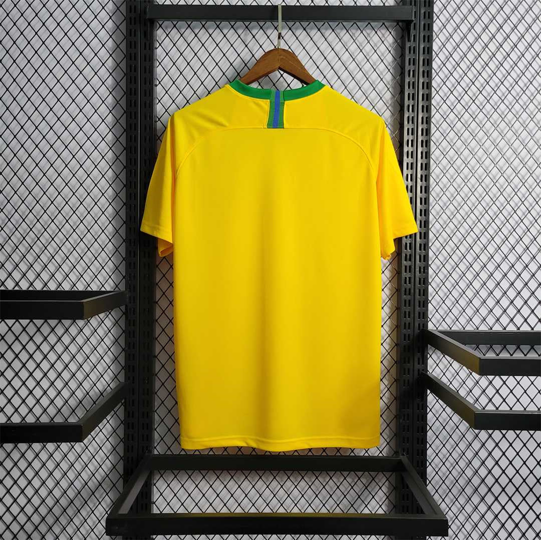Brazil 2018 Retro Home Jersey
