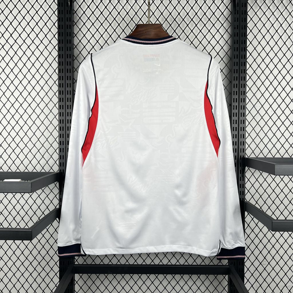 England World Cup 2026 Home Long Sleeve Jersey Fan Version