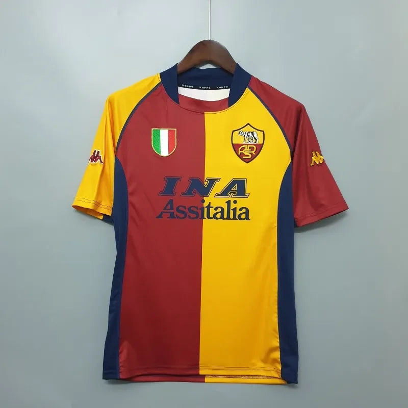 Roma 2001/02 Retro Home Jersey