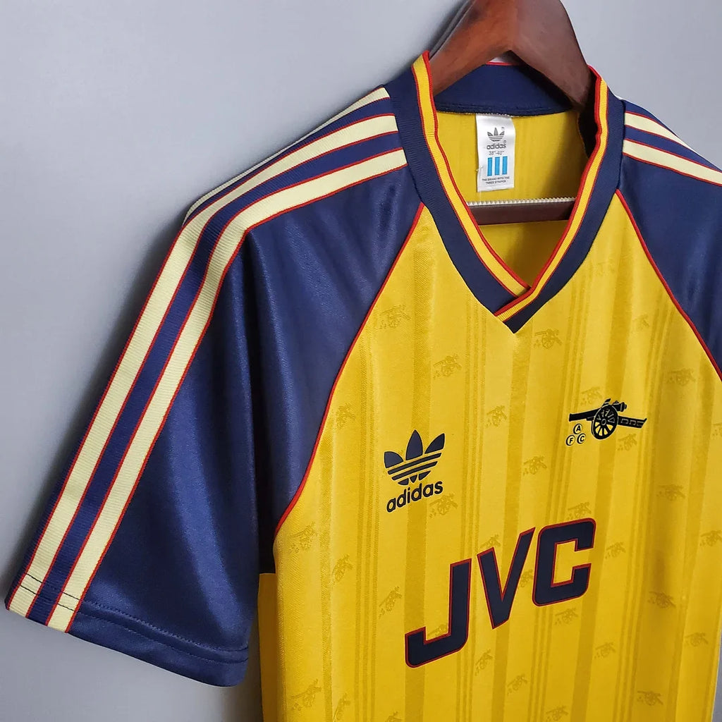 Arsenal 1988/89 Retro Yellow Jersey