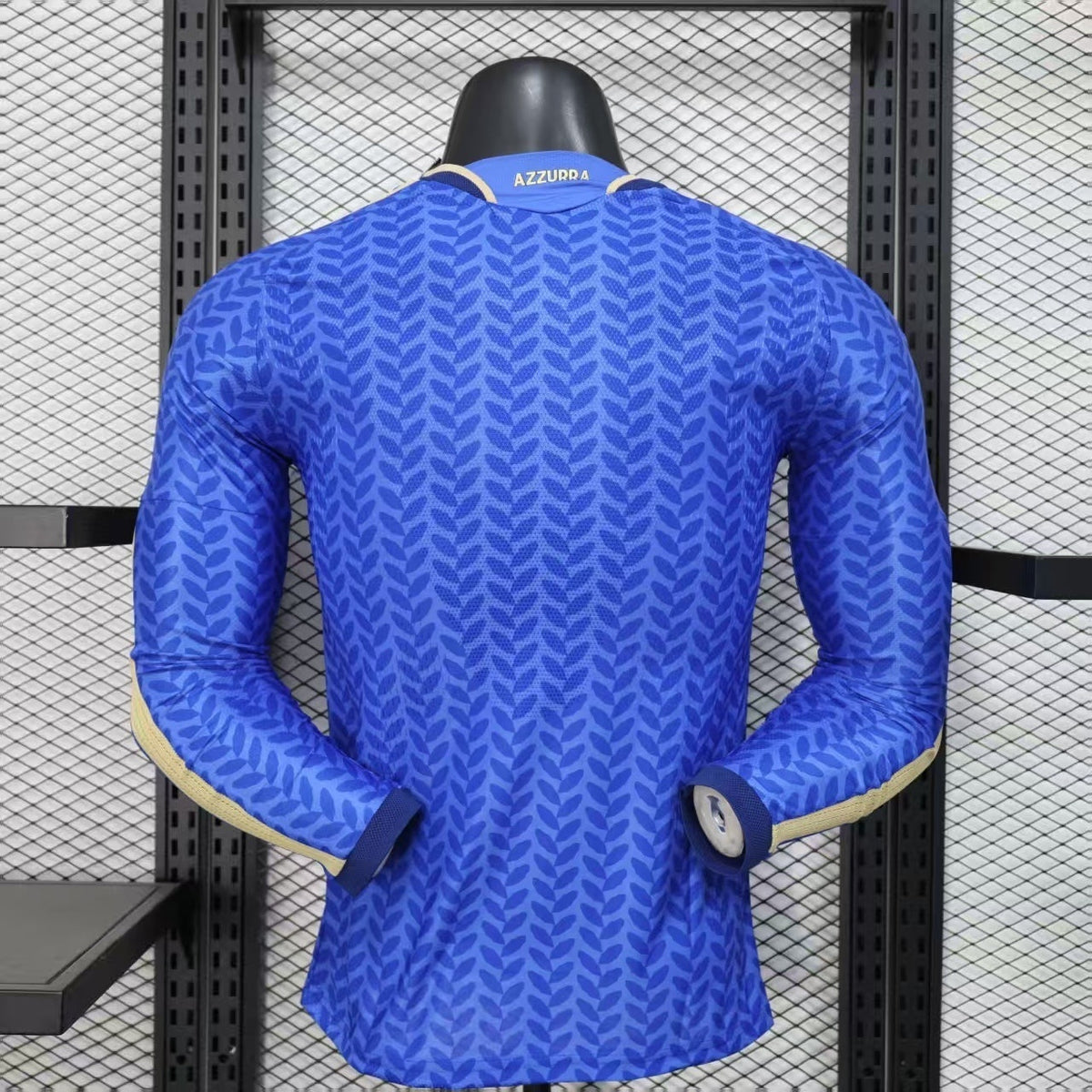 Italy World Cup 2026 Home Long Sleeve Jersey Player Version