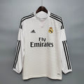 Real Madrid 2014/15 Retro Home Long Sleeve Jersey