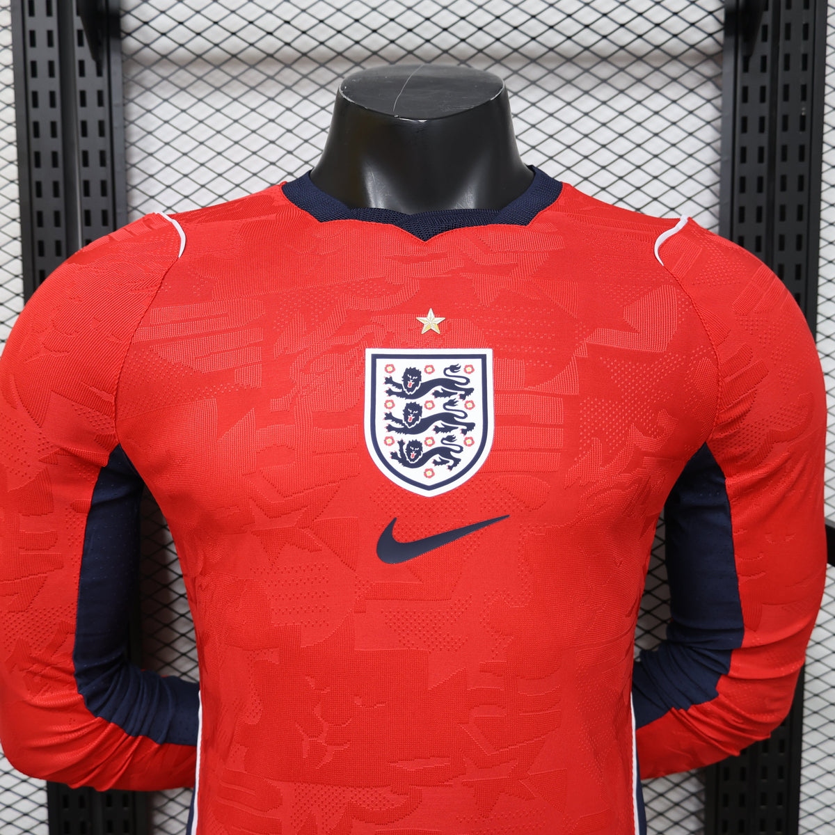 England World Cup 2026 Away Long Sleeve Jersey Player Version