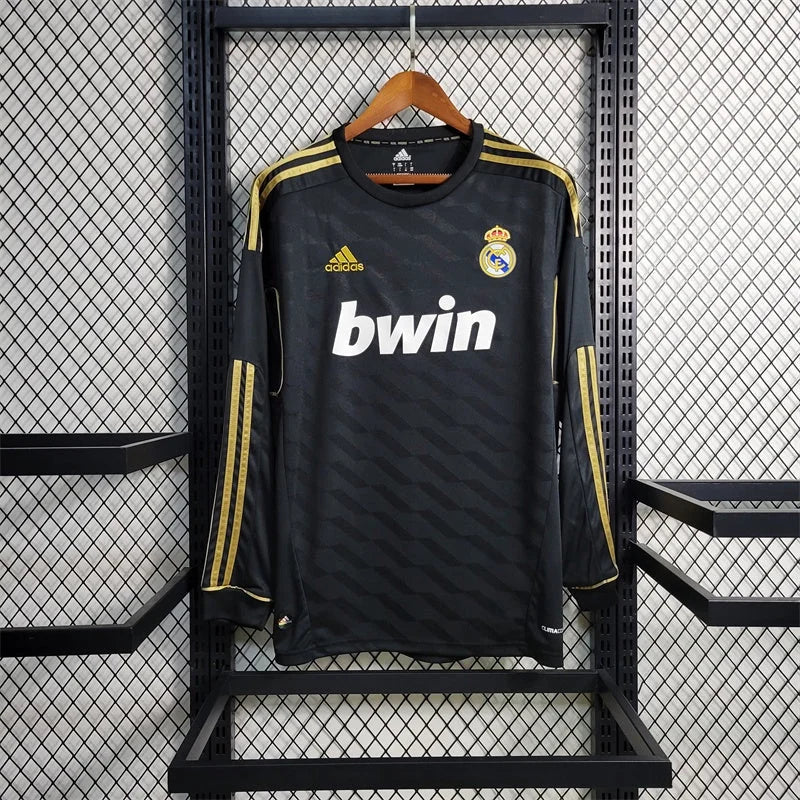 Real Madrid 2011/12 Retro Away Long Sleeve Jersey