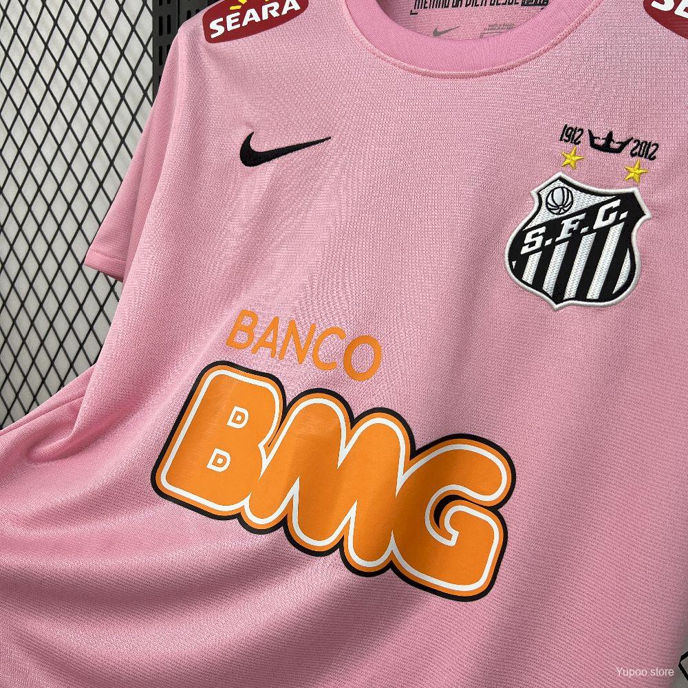 Santos 2012 Retro Pink Limited Edition Home Jersey