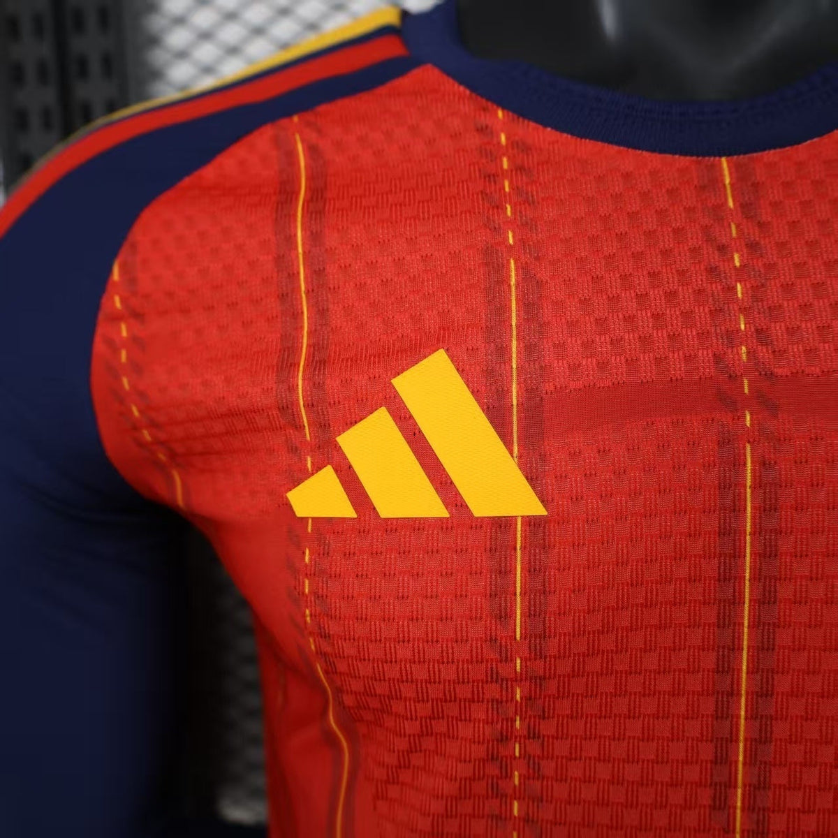 Spain World Cup 2026 Home Long Sleeve Jersey Player Version