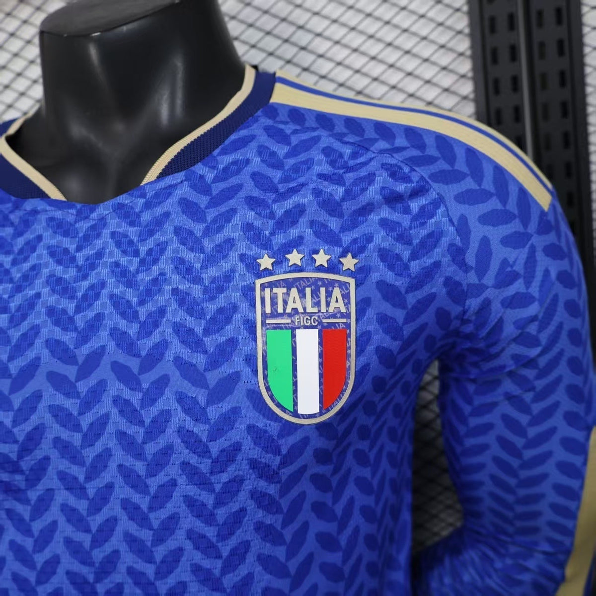 Italy World Cup 2026 Home Long Sleeve Jersey Player Version