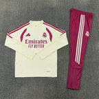 Real Madrid Beige & Pink Tracksuit 2026/27