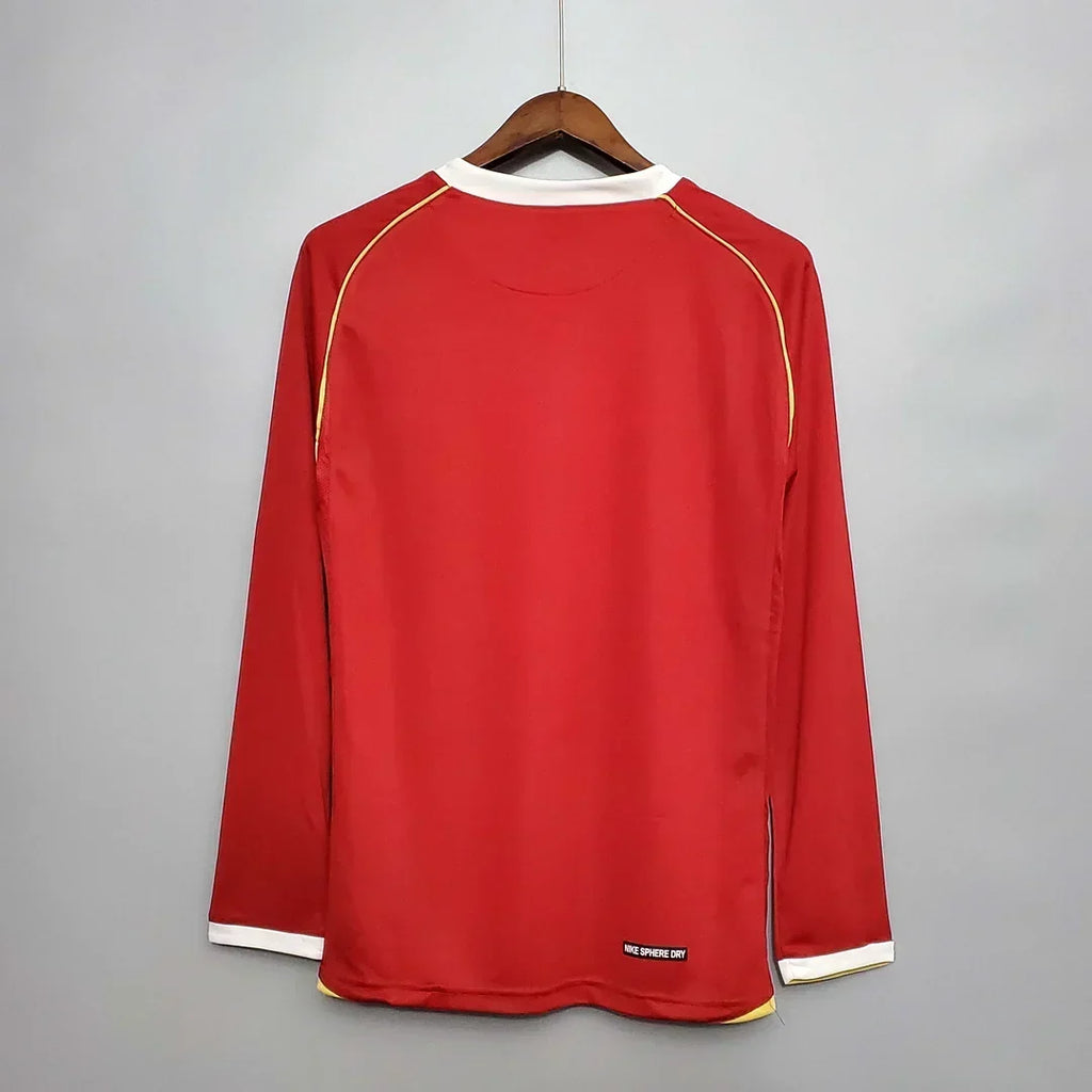 Manchester United 2006/07 Retro Home Long Sleeve Jersey