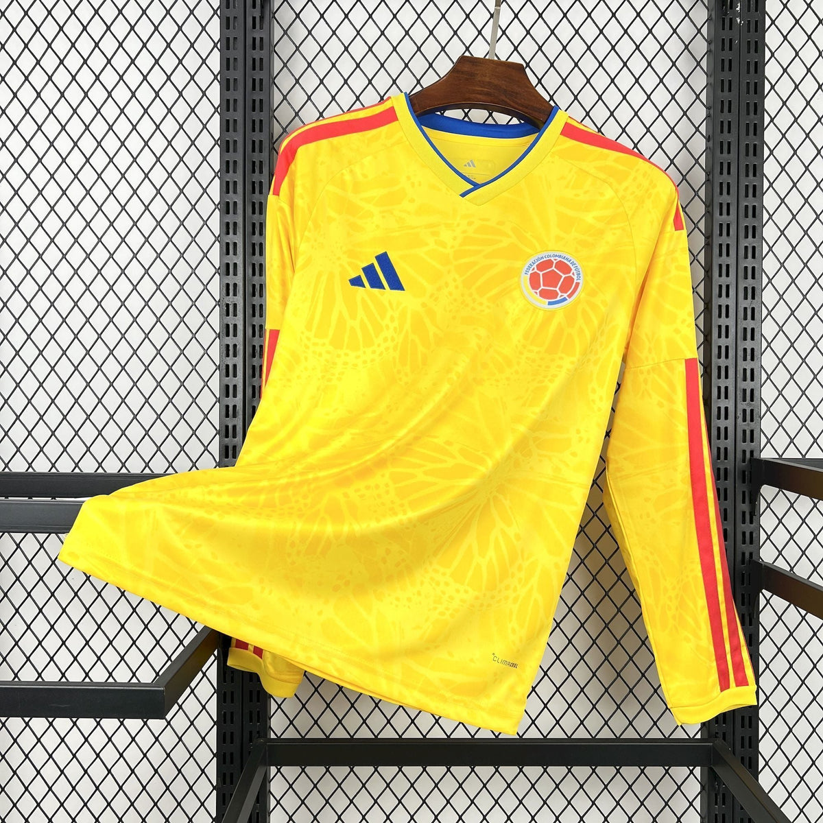 Colombia World Cup 2026 Home Long Sleeve Jersey Fan Version