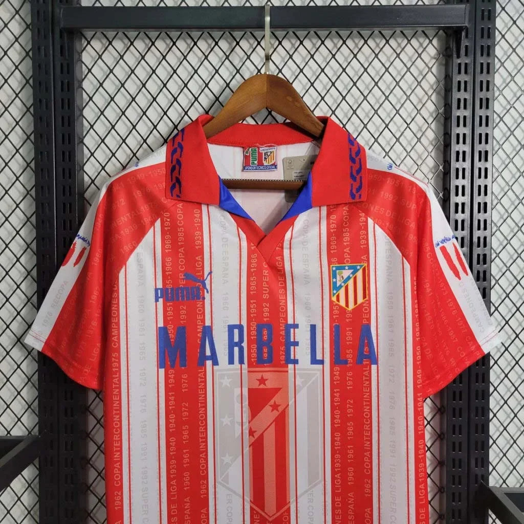 Atletico Madrid 1994/95 Retro Home Jersey