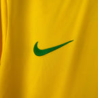 Brazil 1998 Retro Home Long Sleeve Jersey