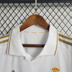 Real Madrid 2011/12 Retro Home Long Sleeve Jersey